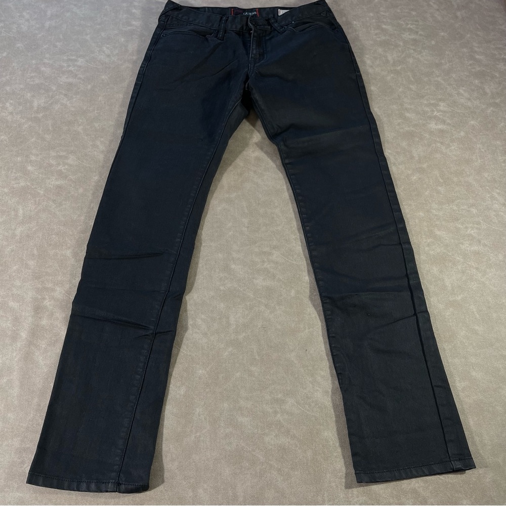 Guess Ultra Slim McCrae Fit Black Pants Size 29x32